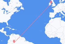 Flyg från Leticia, Amazonas, Colombia till Dublin, Irland