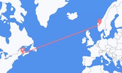 Flights from Saint John to Sogndal