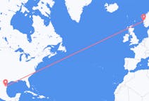 Flights from McAllen to Bergen