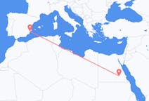 Flights from Aswan, Egypt to Alicante, Spain
