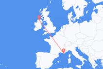 Flyreiser fra Toulon, Frankrike til Derry, Nord-Irland