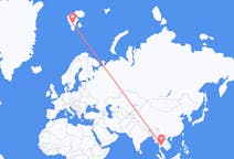 Flyg från Bangkok, Thailand till Svalbard, Svalbard och Jan Mayen