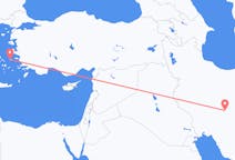 Flyreiser fra Isfahan, Iran til Ikaria, Hellas