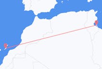 Flyrejser fra Djerba, Tunesien til Ajuy, Spanien