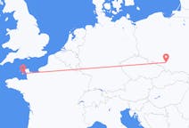 Flyrejser fra Saint Helier til Katowice