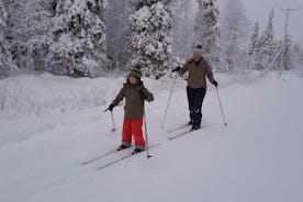 Cross-country skiing at Pyhä-Luosto
