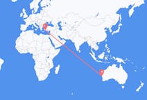 Vluchten van Geraldton, Australië naar Dalaman, Turkije