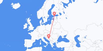 Flights from Estonia to Bosnia &amp; Herzegovina