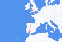 Flights from Jerez de la Frontera, Spain to Exeter, the United Kingdom