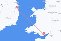 Flyreiser fra Dublin, Irland til Cardiff, Wales