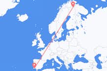 Loty z dystryktu Faro w Portugalii do Ivalo w Finlandii