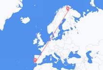 Flyg från Faro, Portugal till Ivalo, Finland