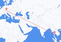Flights from Hua Hin District, Thailand to Munich, Germany
