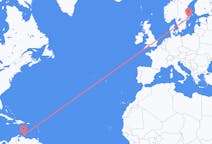 Flyrejser fra Willemstad, Curaçao til Stockholm, Sverige