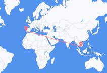 Flyg från Can Tho, Vietnam till Lissabon, Portugal