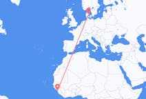 Flights from Conakry, Guinea to Aarhus, Denmark