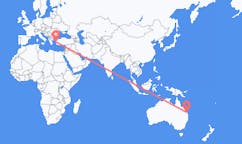 Flights from Bundaberg Region, Australia to İzmir, Turkey