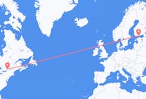 Flyreiser fra Ogdensburg, USA til Helsingfors, Finland