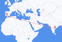 Fly fra Vijayawada til Sevilla