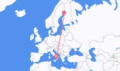 Flyreiser fra Reggio di Calabria, Italia til Karleby, Finland