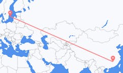 Flüge von Jian, China nach Visby, Schweden