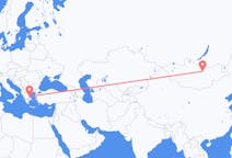 Flights from Ulaanbaatar to Skiathos