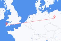 Flights from Newquay, England to Poznań, Poland