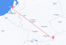 Flüge von Salzburg, Österreich nach Rotterdam, die Niederlande
