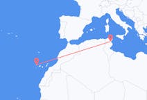 Flights from Enfidha, Tunisia to Santa Cruz de La Palma, Spain