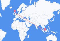 Flüge von Pontianak, Indonesien nach Edinburgh, Schottland