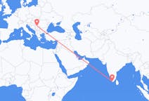 Flights from Thiruvananthapuram to Belgrade