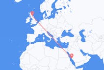Flights from Jeddah to Edinburgh