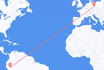 Flyg från Tarapoto, Peru till Dresden, Tyskland