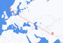 Flights from Dhangadhi, Nepal to Stavanger, Norway