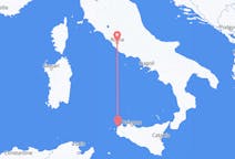 Lennot Roomasta, Italia Trapaniin, Italia