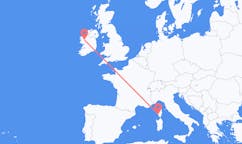 Flyreiser fra Knock, Irland til Ajaccio, Frankrike
