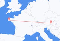 Flights from Quimper, France to Graz, Austria