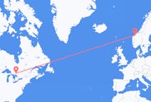 Рейсы из Большого Садбери, Канада в Молде, Норвегия