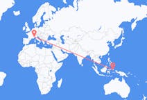 Flyreiser fra Ternate City, Indonesia til Torino, Italia