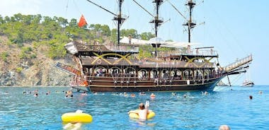 All Inclusive Antalya Pirate Boat Trip ,Lunch, Drinks & Transfer
