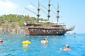 All Inclusive Antalya Pirate Boat Trip ,Lunch, Drinks & Transfer