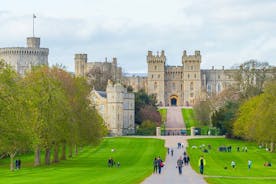 Windsor Castle en stad, privéwandeling