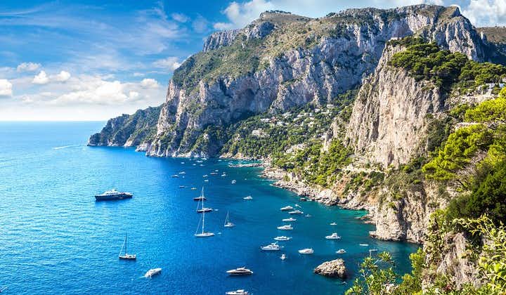 Tour en barco privado de Amalfi a Capri