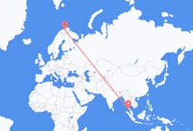 Flights from Phuket City, Thailand to Lakselv, Norway