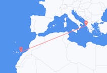 Flyreiser fra Ajuy, til Corfu