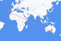 Flyreiser fra Adelaide, Australia til Porto Santo, Portugal