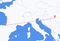 Fly fra Timișoara til San Sebastián