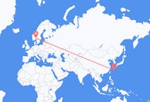 Flyreiser fra Okinawa, Japan til Oslo, Norge