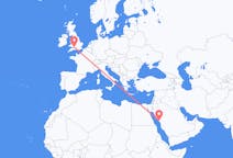Flights from Yanbu, Saudi Arabia to Bristol, England
