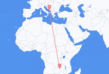 出发地 赞比亚出发地 恩多拉目的地 克罗地亚杜布罗夫尼克的航班